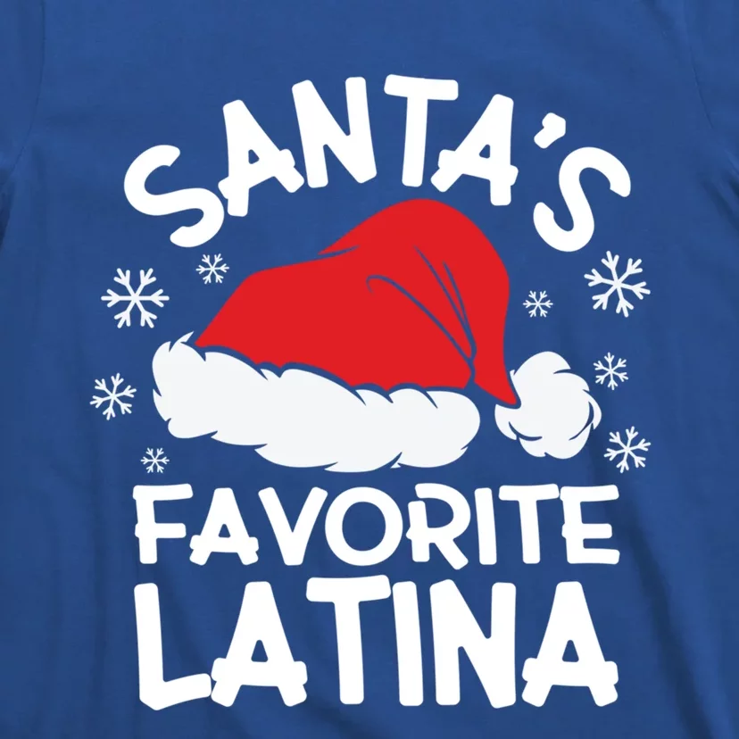 SantaS Favorite Latina Design For Christmas Party Great Gift T-Shirt