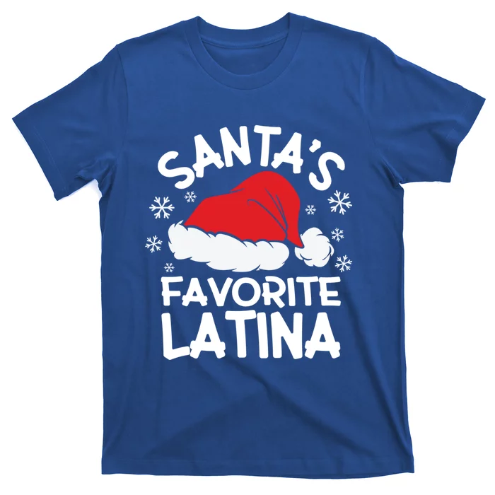 SantaS Favorite Latina Design For Christmas Party Great Gift T-Shirt