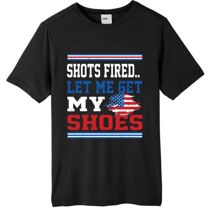 Shots Fired Let Me Get My Shoes ChromaSoft Performance T-Shirt