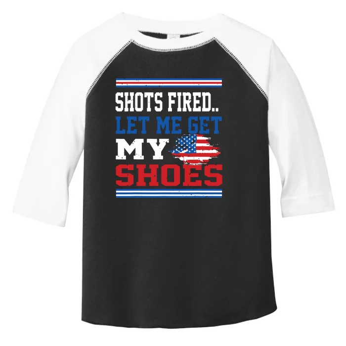 Shots Fired Let Me Get My Shoes Toddler Fine Jersey T-Shirt