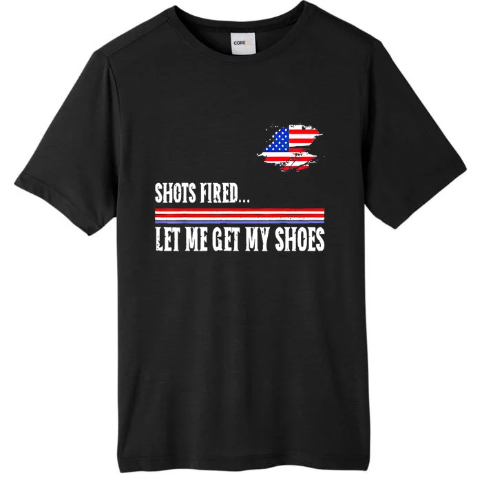 Shots Fired Let Me Get My Shoes ChromaSoft Performance T-Shirt