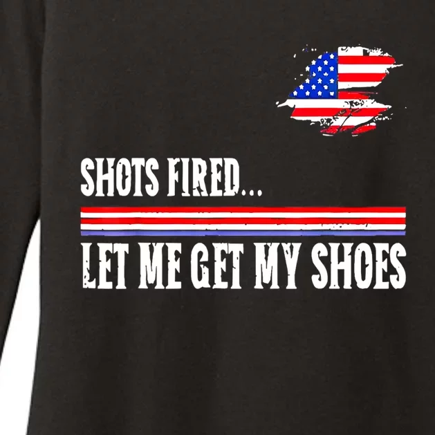 Shots Fired Let Me Get My Shoes Womens CVC Long Sleeve Shirt