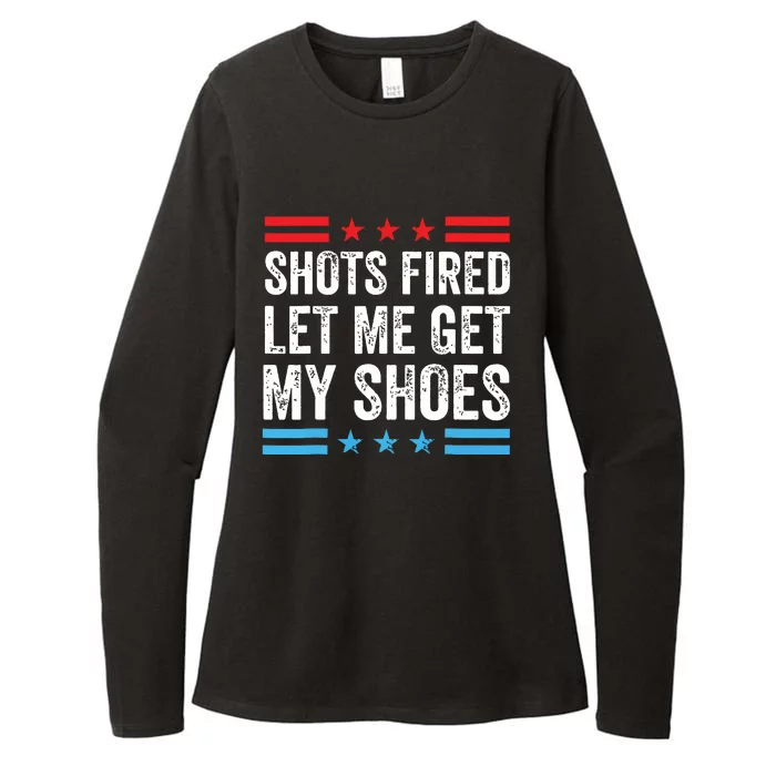 Shots Fired Let Me Get My Shoes Womens CVC Long Sleeve Shirt