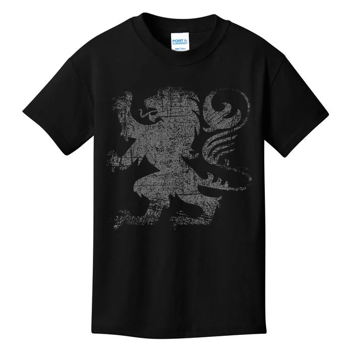 Scottish Flag Lion Rampant Heraldry Flag Of Scotland Rugby Kids T-Shirt