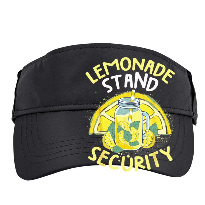 Summer Fun Lemonade Stand Security Boss Lemonade Crew Adult Drive Performance Visor