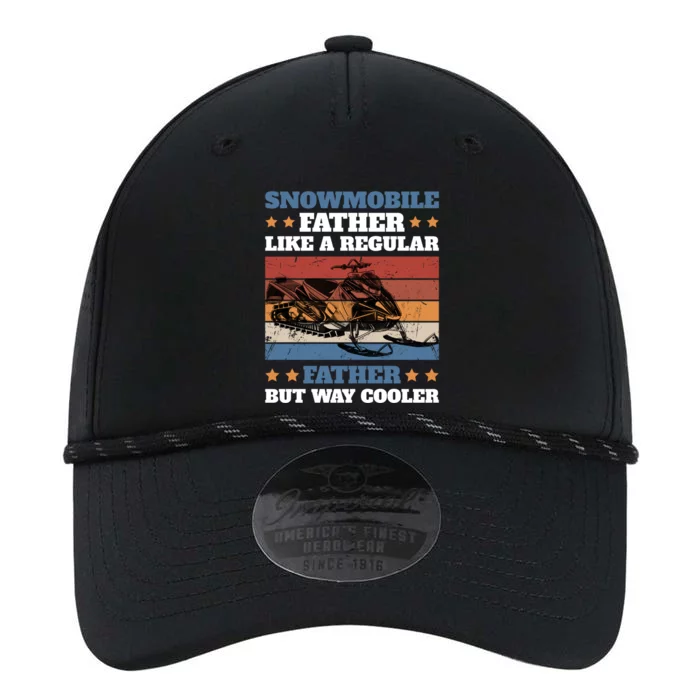 Snowmobile Father Like A Regular Dad For Father's Day Cute Gift Performance The Dyno Cap