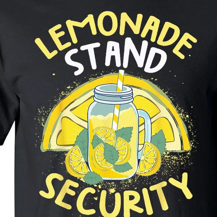 Summer Fun Lemonade Stand Security Boss Lemonade Crew Tall T-Shirt