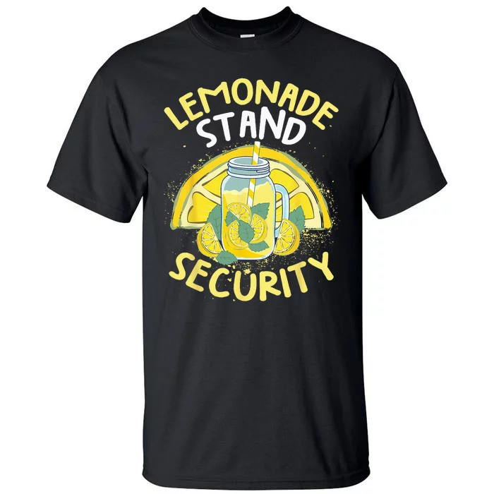 Summer Fun Lemonade Stand Security Boss Lemonade Crew Tall T-Shirt