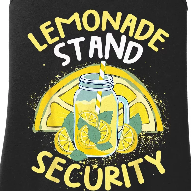 Summer Fun Lemonade Stand Security Boss Lemonade Crew Ladies Essential Tank