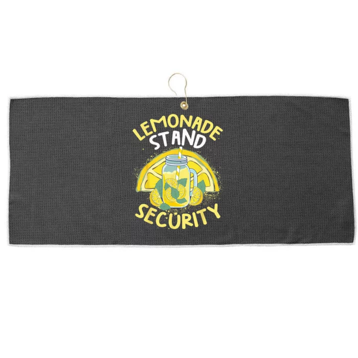 Summer Fun Lemonade Stand Security Boss Lemonade Crew Large Microfiber Waffle Golf Towel