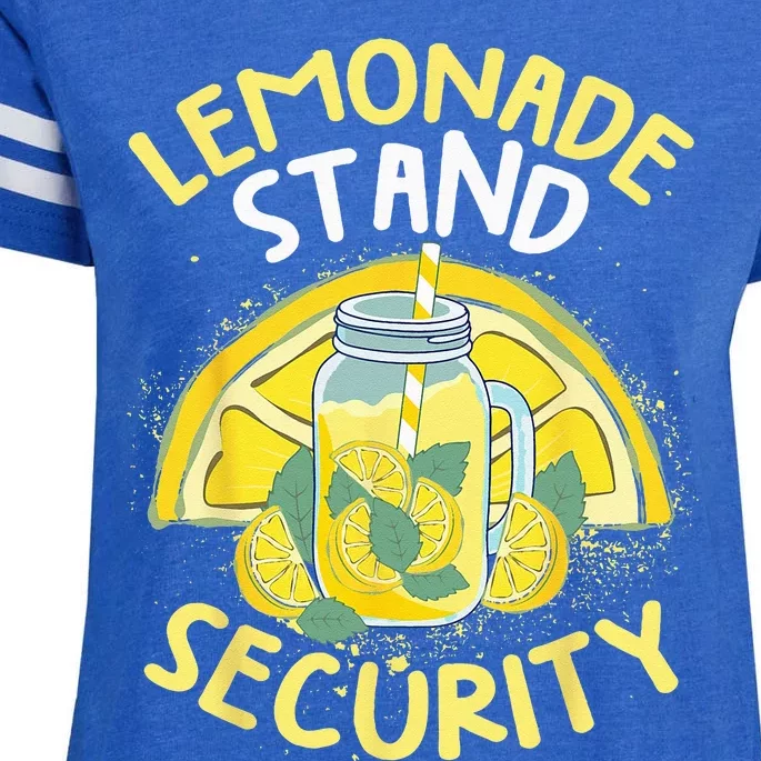 Summer Fun Lemonade Stand Security Boss Lemonade Crew Enza Ladies Jersey Football T-Shirt