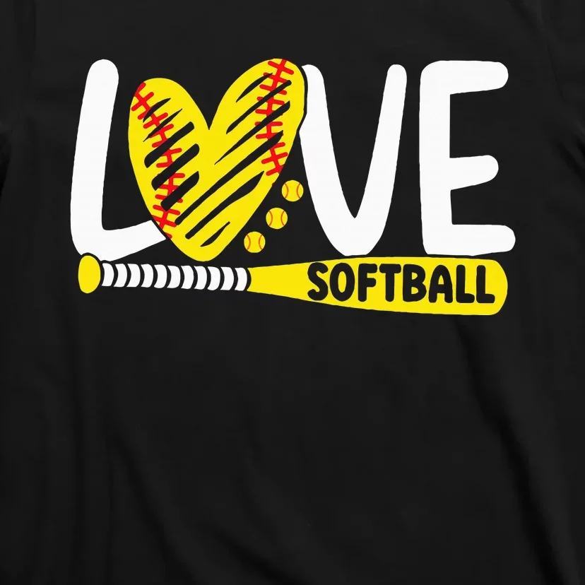 Softball For Love Softball T-Shirt