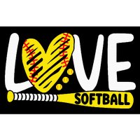 Softball For Love Softball Bumper Sticker