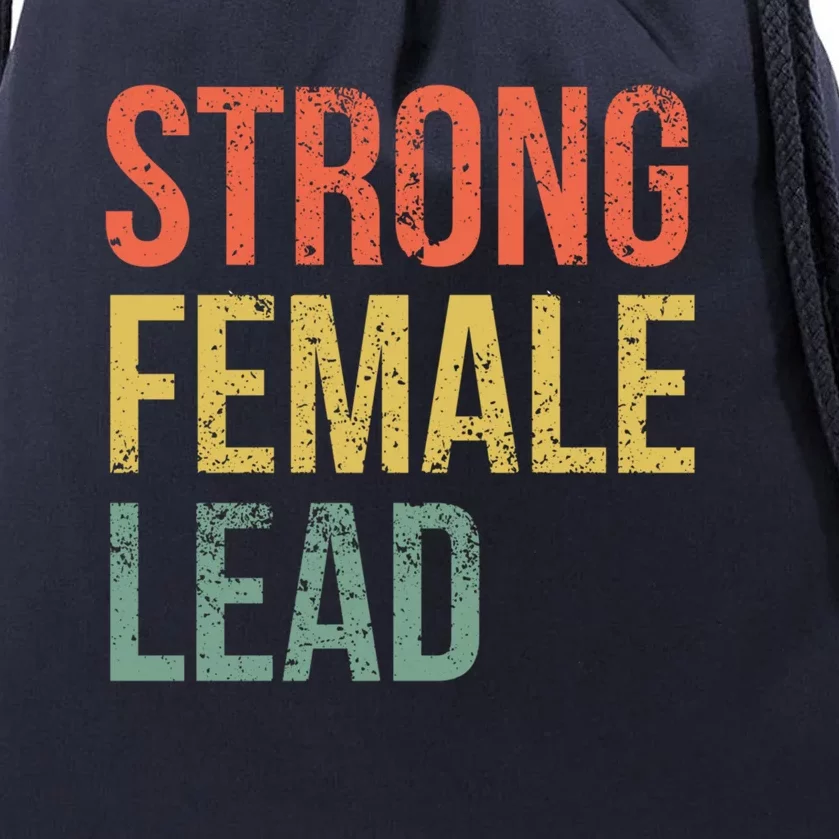 Strong Female Lead Actress Feminist Audition Theatre Gift Drawstring Bag