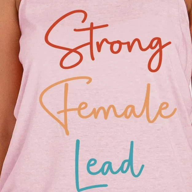 Strong Female Lead Audition Actress Power Feminist Gift Women's Knotted Racerback Tank