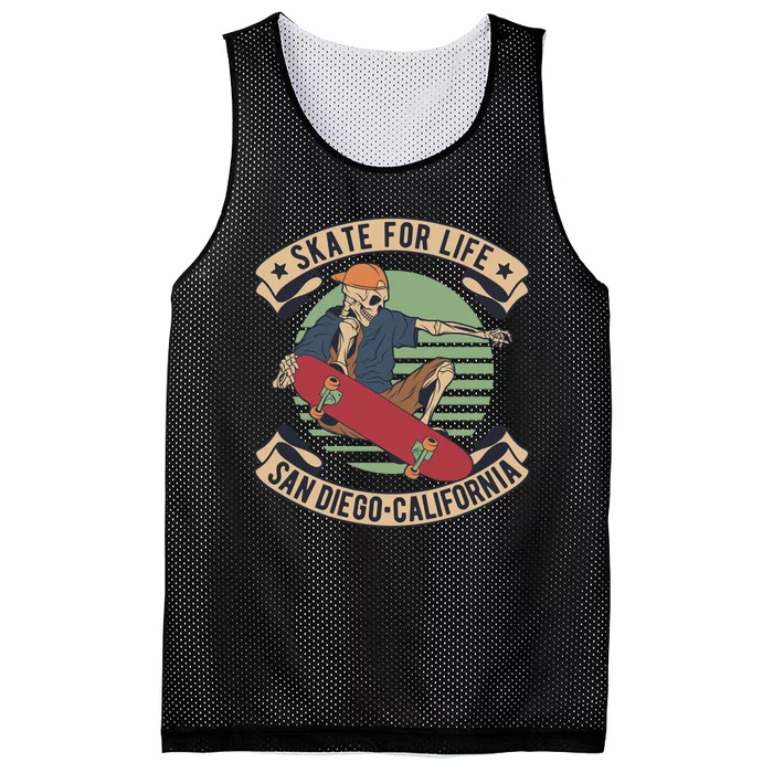 Skate For Life Mesh Reversible Basketball Jersey Tank