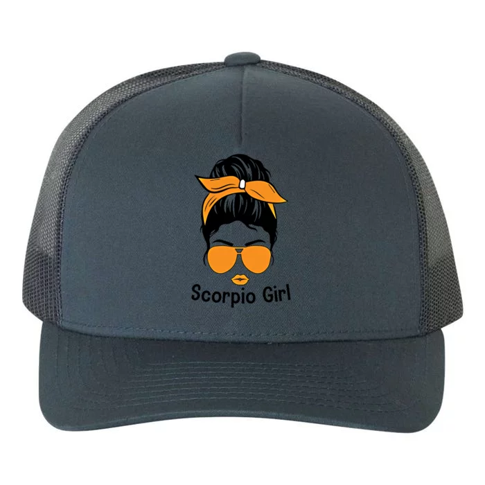 Scorpio Face Leopard Bandana Wink Eye Gift Yupoong Adult 5-Panel Trucker Hat