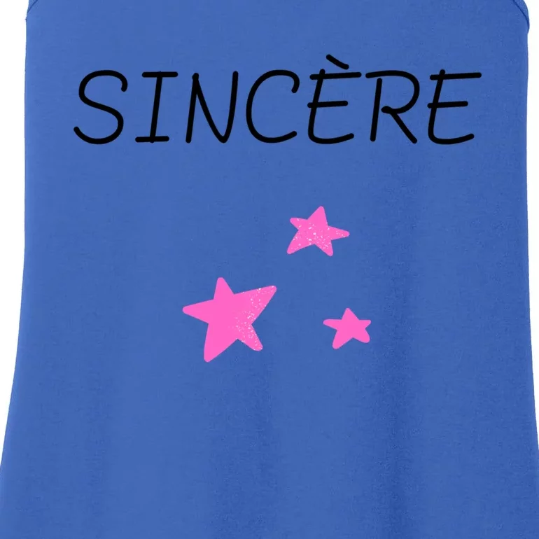 Sincere Feeling Love Sweetheart Message Truth Gift Ladies Essential Tank