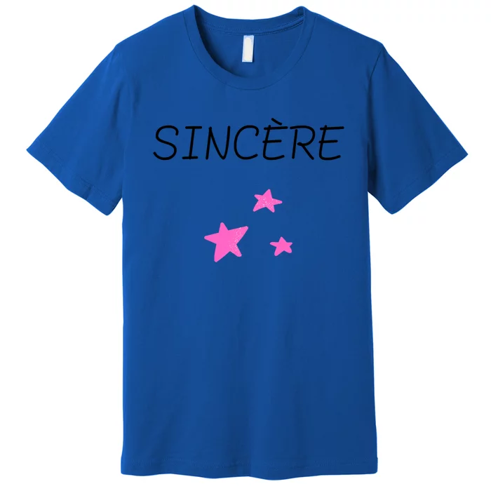 Sincere Feeling Love Sweetheart Message Truth Gift Premium T-Shirt