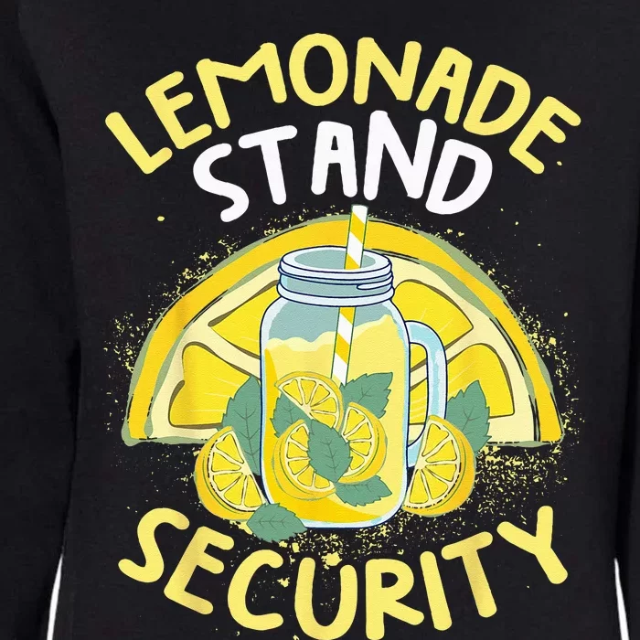 Summer Fun Lemonade Stand Security Boss Lemonade Crew Womens California Wash Sweatshirt