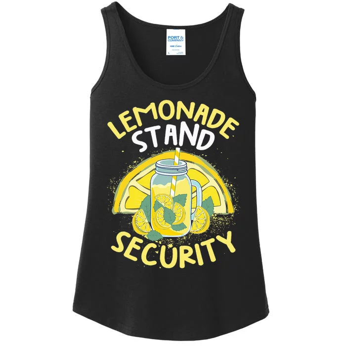 Summer Fun Lemonade Stand Security Boss Lemonade Crew Ladies Essential Tank