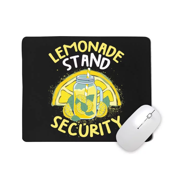 Summer Fun Lemonade Stand Security Boss Lemonade Crew Mousepad