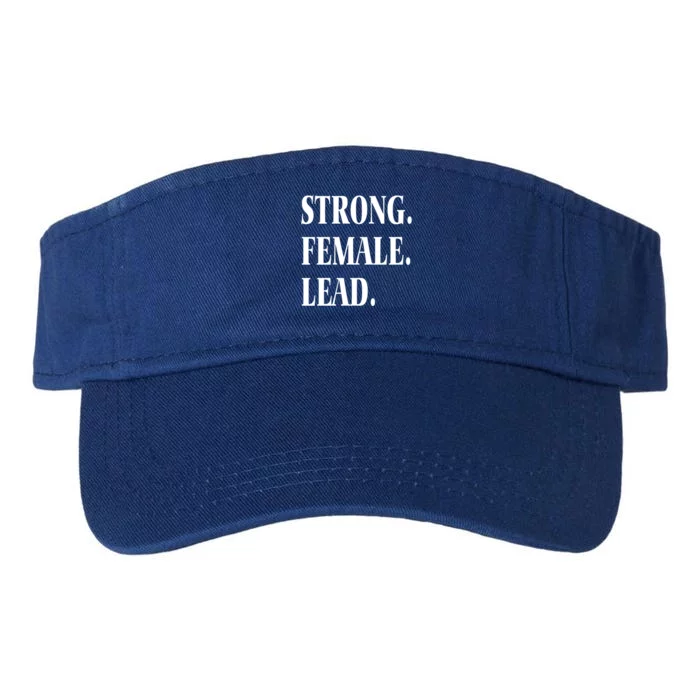 Strong Female Lead Musical Theatre Plays Business Black Cool Gift Valucap Bio-Washed Visor