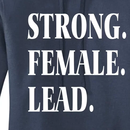 Strong Female Lead Musical Theatre Plays Business Black Cool Gift Women's Pullover Hoodie