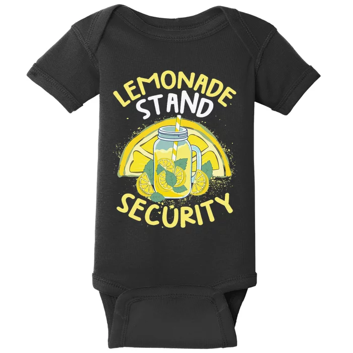 Summer Fun Lemonade Stand Security Boss Lemonade Crew Baby Bodysuit