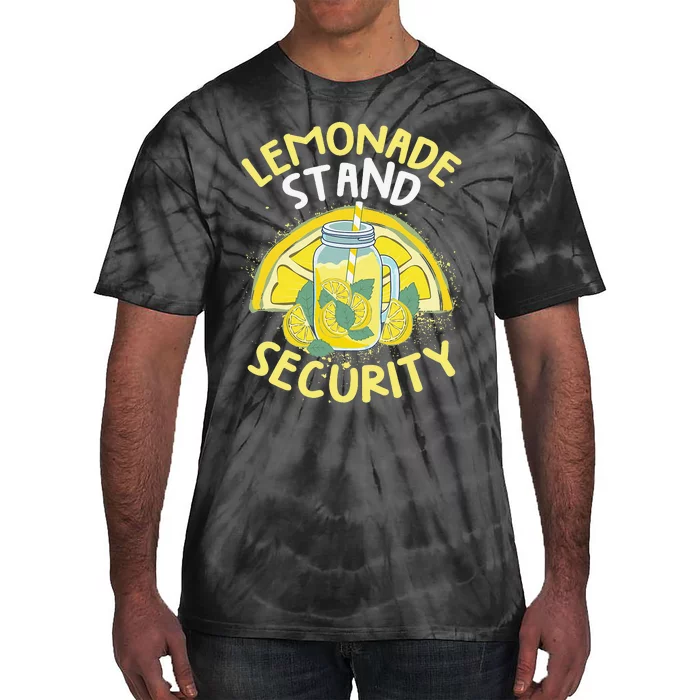 Summer Fun Lemonade Stand Security Boss Lemonade Crew Tie-Dye T-Shirt