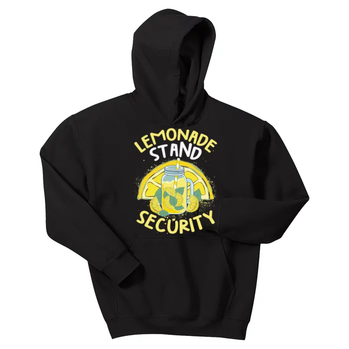 Summer Fun Lemonade Stand Security Boss Lemonade Crew Kids Hoodie