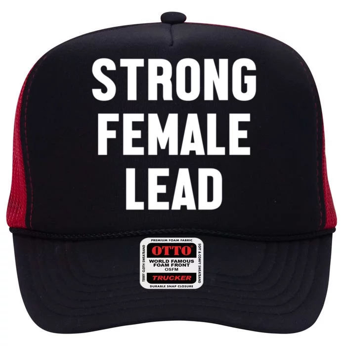 Strong Female Lead Gift High Crown Mesh Trucker Hat