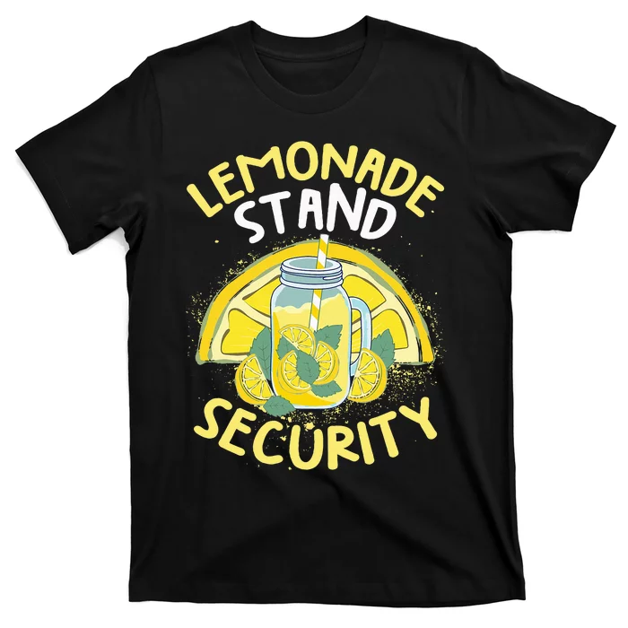 Summer Fun Lemonade Stand Security Boss Lemonade Crew T-Shirt