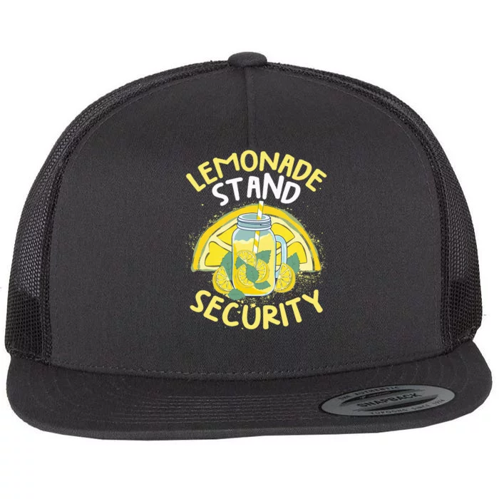 Summer Fun Lemonade Stand Security Boss Lemonade Crew Flat Bill Trucker Hat