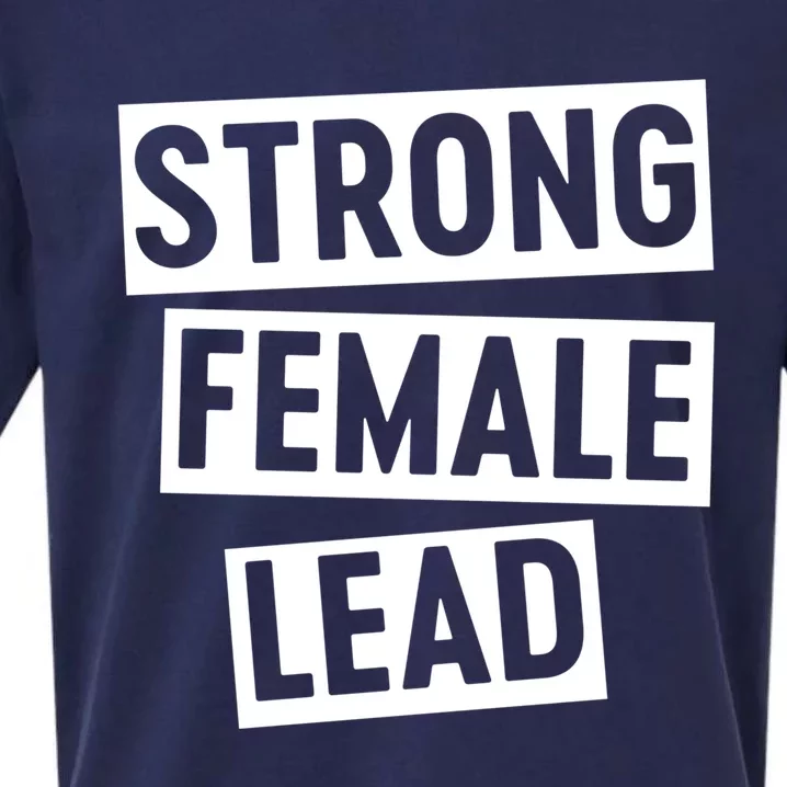 Strong Female Lead Gift Sueded Cloud Jersey T-Shirt