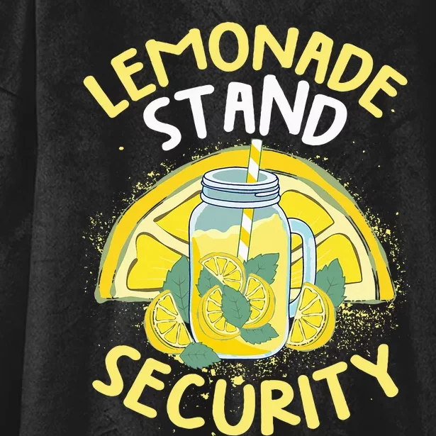 Summer Fun Lemonade Stand Security Boss Lemonade Hooded Wearable Blanket