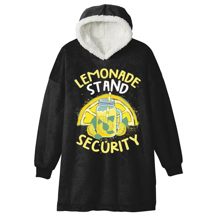 Summer Fun Lemonade Stand Security Boss Lemonade Hooded Wearable Blanket