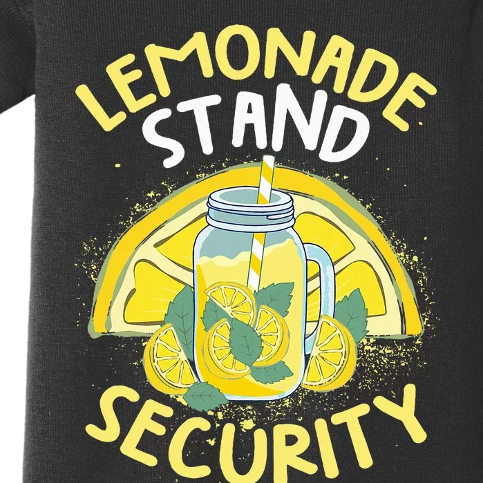 Summer Fun Lemonade Stand Security Boss Lemonade Baby Bodysuit