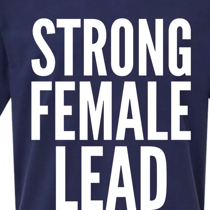 Strong Female Lead Gift Sueded Cloud Jersey T-Shirt