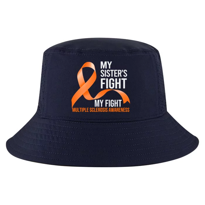 Sister's Fight My Fight Multiple Sclerosis Ms Warrior Gift Cool Comfort Performance Bucket Hat