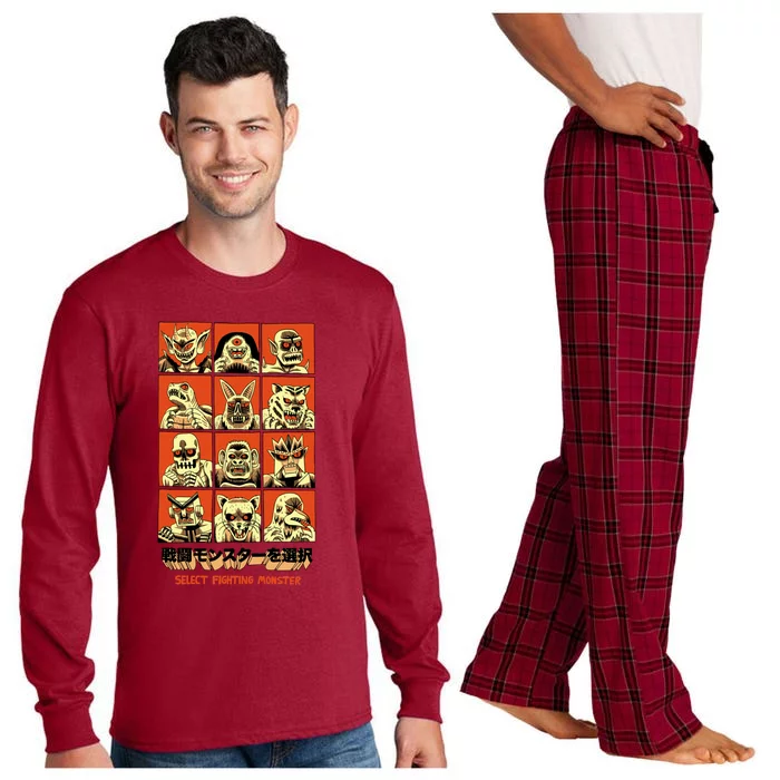 Select Fighting Monster Long Sleeve Pajama Set