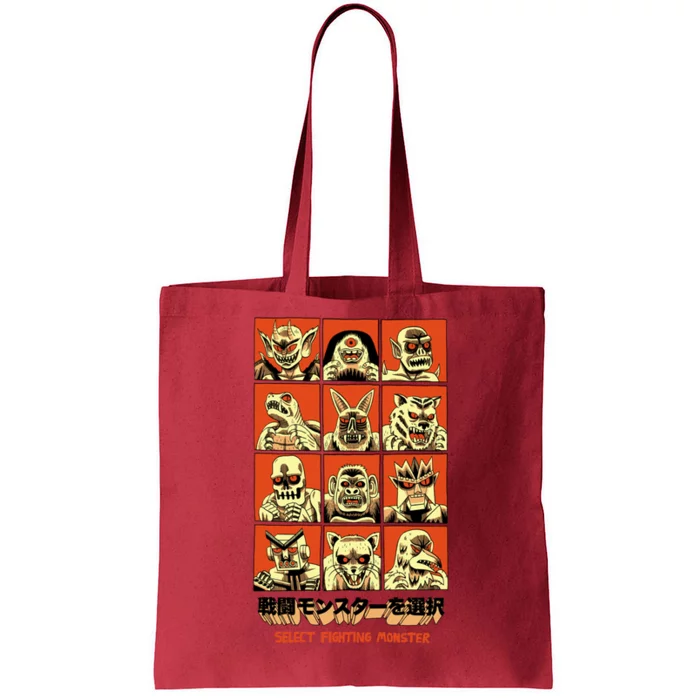 Select Fighting Monster Tote Bag