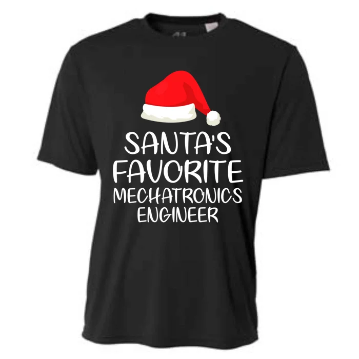 SantaS Favorite Mechatronics Engineer Matching Family Xmas Gift Cooling Performance Crew T-Shirt