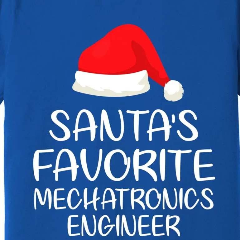 SantaS Favorite Mechatronics Engineer Matching Family Xmas Gift Premium T-Shirt