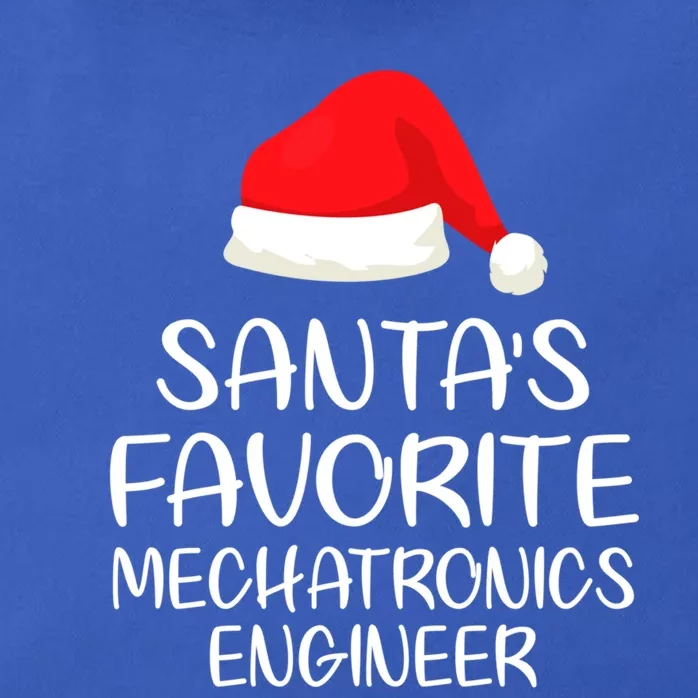 SantaS Favorite Mechatronics Engineer Matching Family Xmas Gift Zip Tote Bag