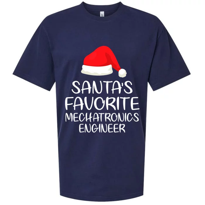 SantaS Favorite Mechatronics Engineer Matching Family Xmas Gift Sueded Cloud Jersey T-Shirt