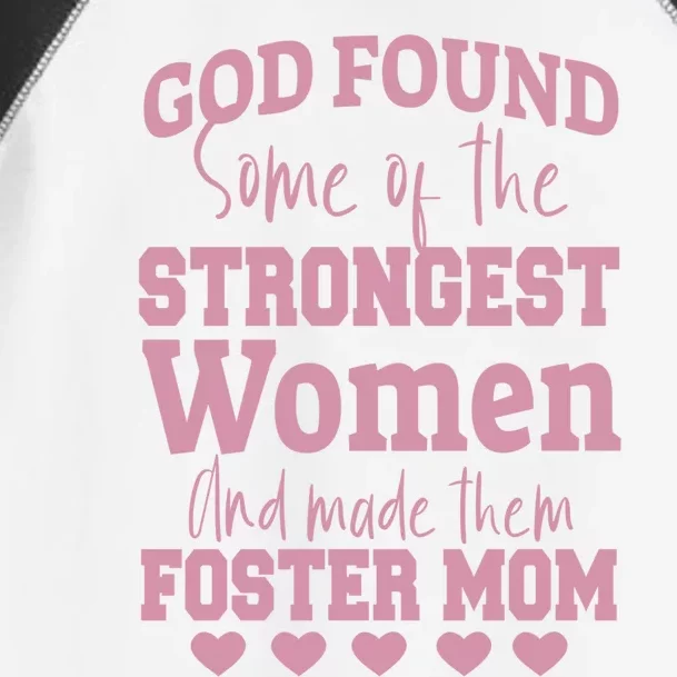 Strongest Foster Mom Mommy Quotes Mother's Day Cute Gift Toddler Fine Jersey T-Shirt