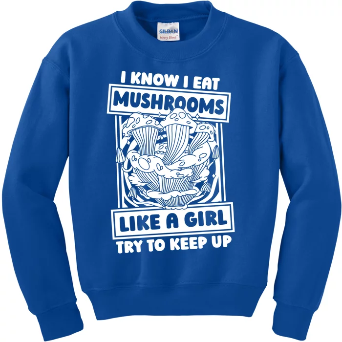 Shrooming Fungi Mycology Hunter Mushrooming Mushroom Meaningful Gift Kids Sweatshirt