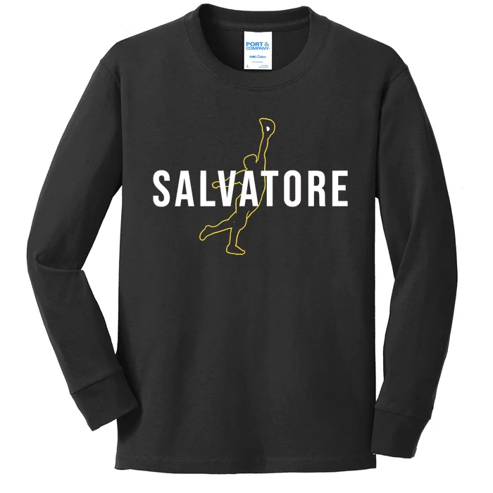 Sal Frelick Milwaukee Brewers Outfielder Air Salvatore Kids Long Sleeve Shirt