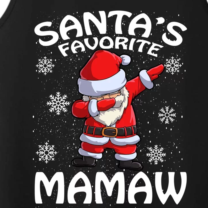 Santas Favorite Mamaw Christmas Gift Performance Tank